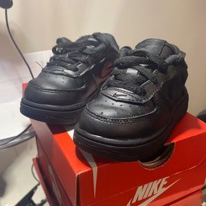 Toddler black Air Force 1 low